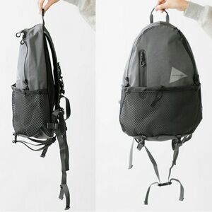 Gray and Black Minimalist Backpack with Adjustable Straps